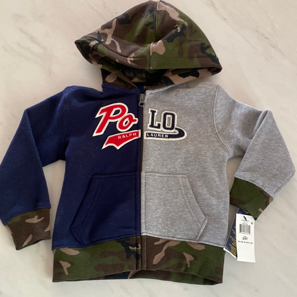 Ralph Lauren logo hoodie 2t